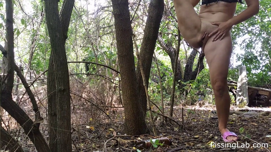 Shot Of Huge Stream Urine To A Tree - 2025 (urine fast shine | soft pressure)