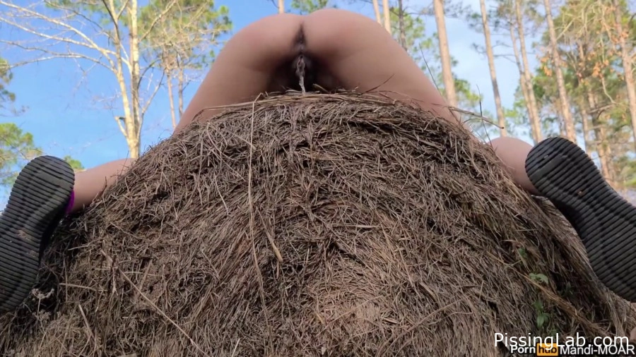 Hairy Pussy Hay Bale Pissing - Mandi Moar